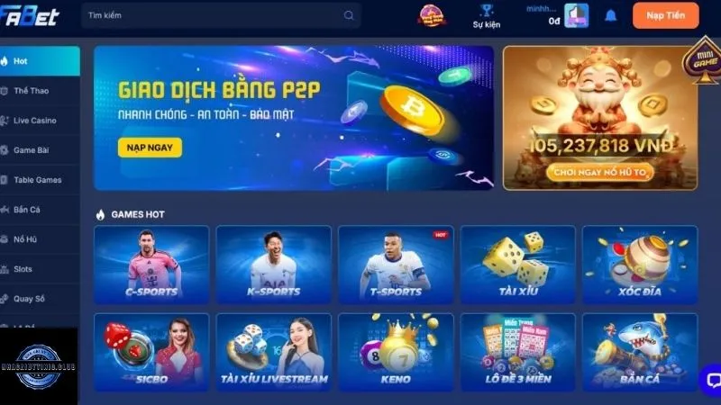 Truy cập vào website Fabet