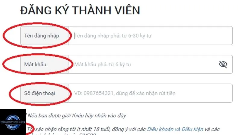 Hướng dẫn nhanh cách đăng ký Five88