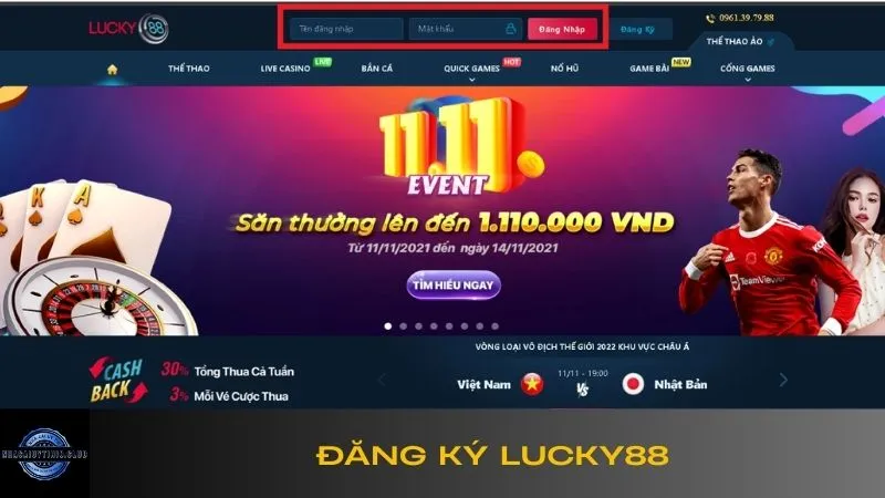 đăng ký Lucky88