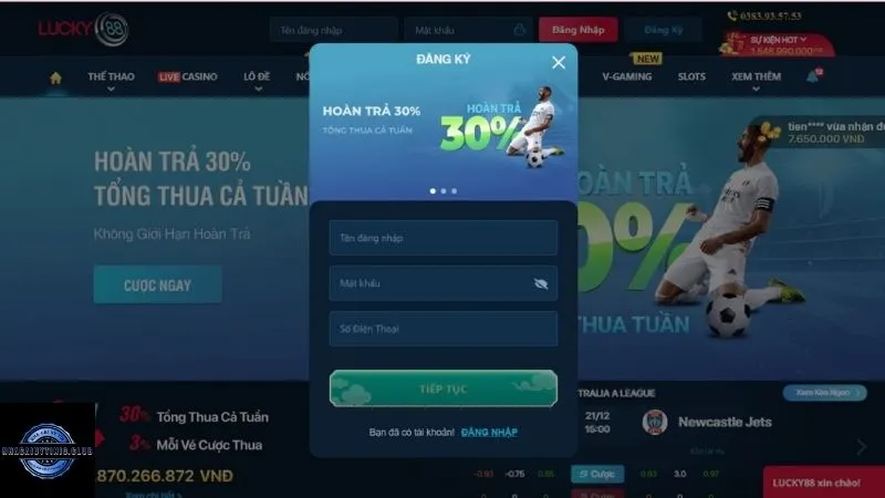 Đăng ký Lucky88 nhanh mà đơn giản