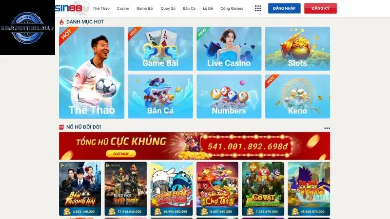 Danh mục trò chơi đa dạng