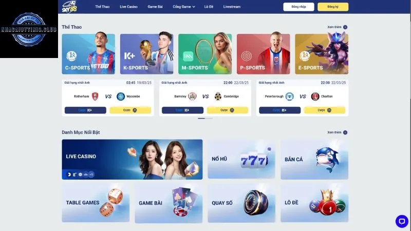 Kho trò chơi đỉnh cao tại Sky88