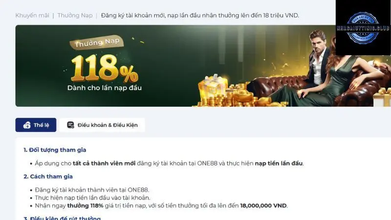 Khuyến mãi One88: Cơ hội vàng cho người chơi mới