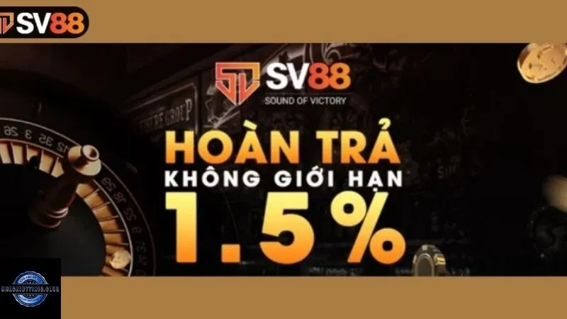 Khuyến mãi SV88 hoàn trả 1,35% không giới hạn
