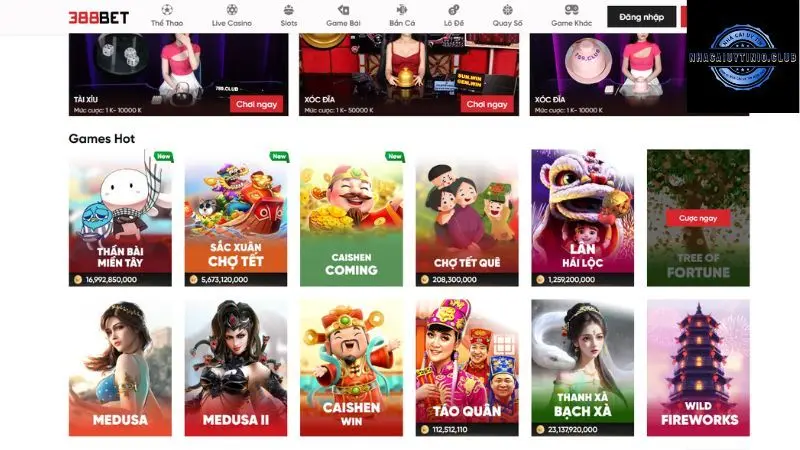 Sản phẩm cá cược đa dạng của 388bet