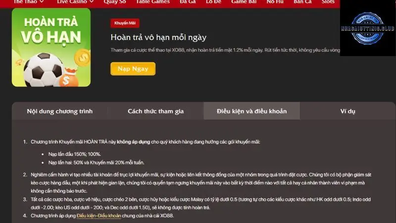 Tính minh bạch và công bằng trong khuyến mãi Xo88