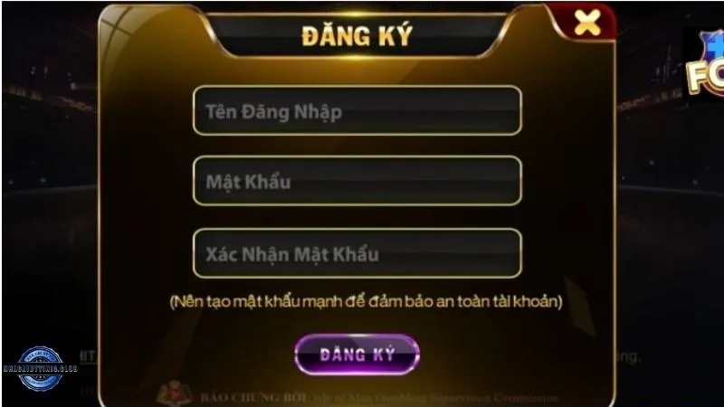 Hướng dẫn 3 bước để đăng ký FCB8 ăn ngay