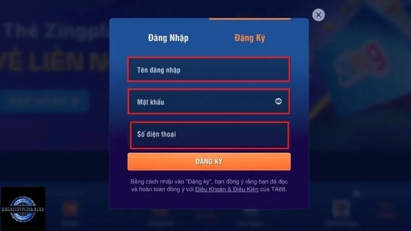 Quy trình đăng ký TA88